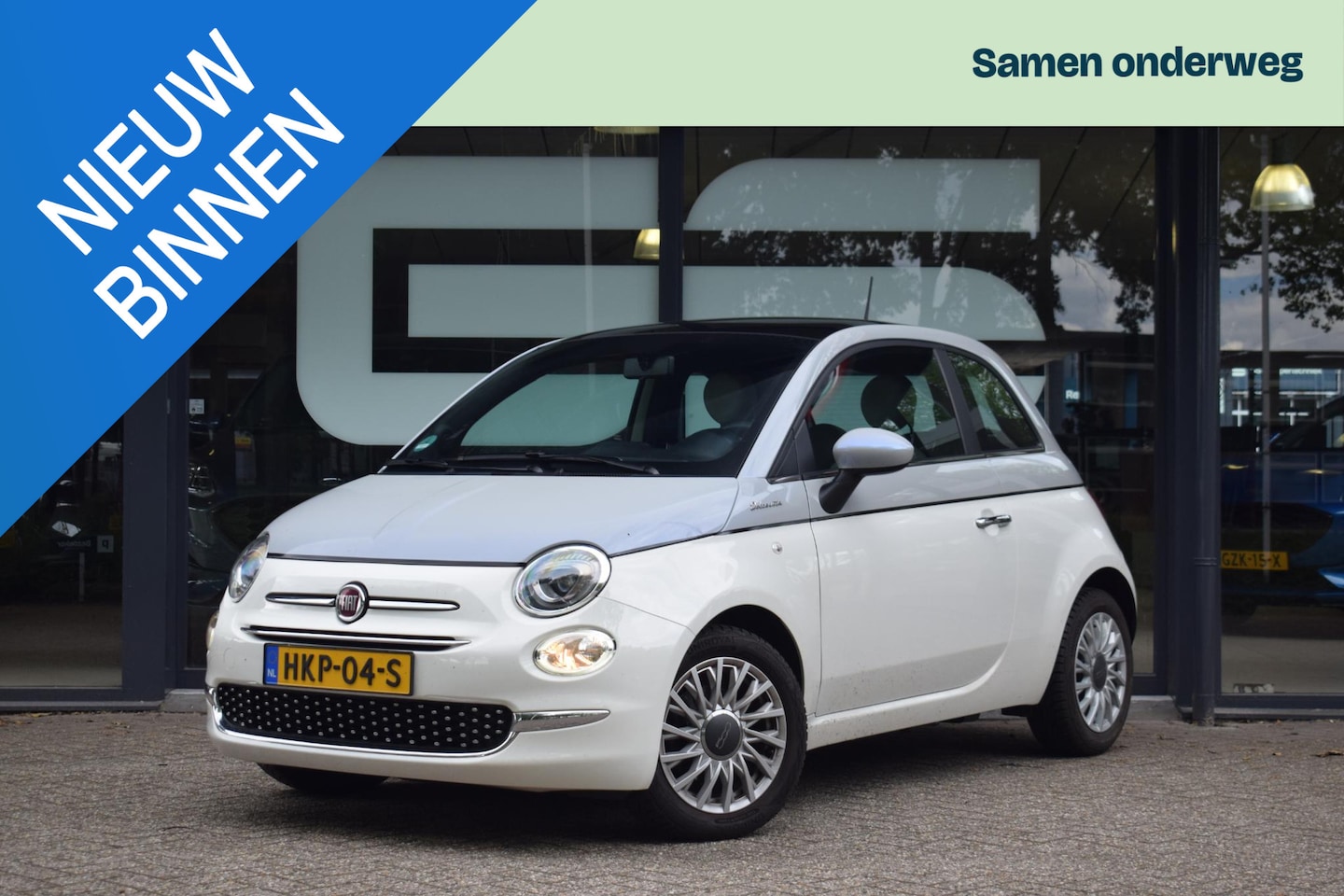 Fiat 500 - 1.0 Hybrid Dolcevita met PANO|CARPLAY|LEDER|AIRCO - AutoWereld.nl