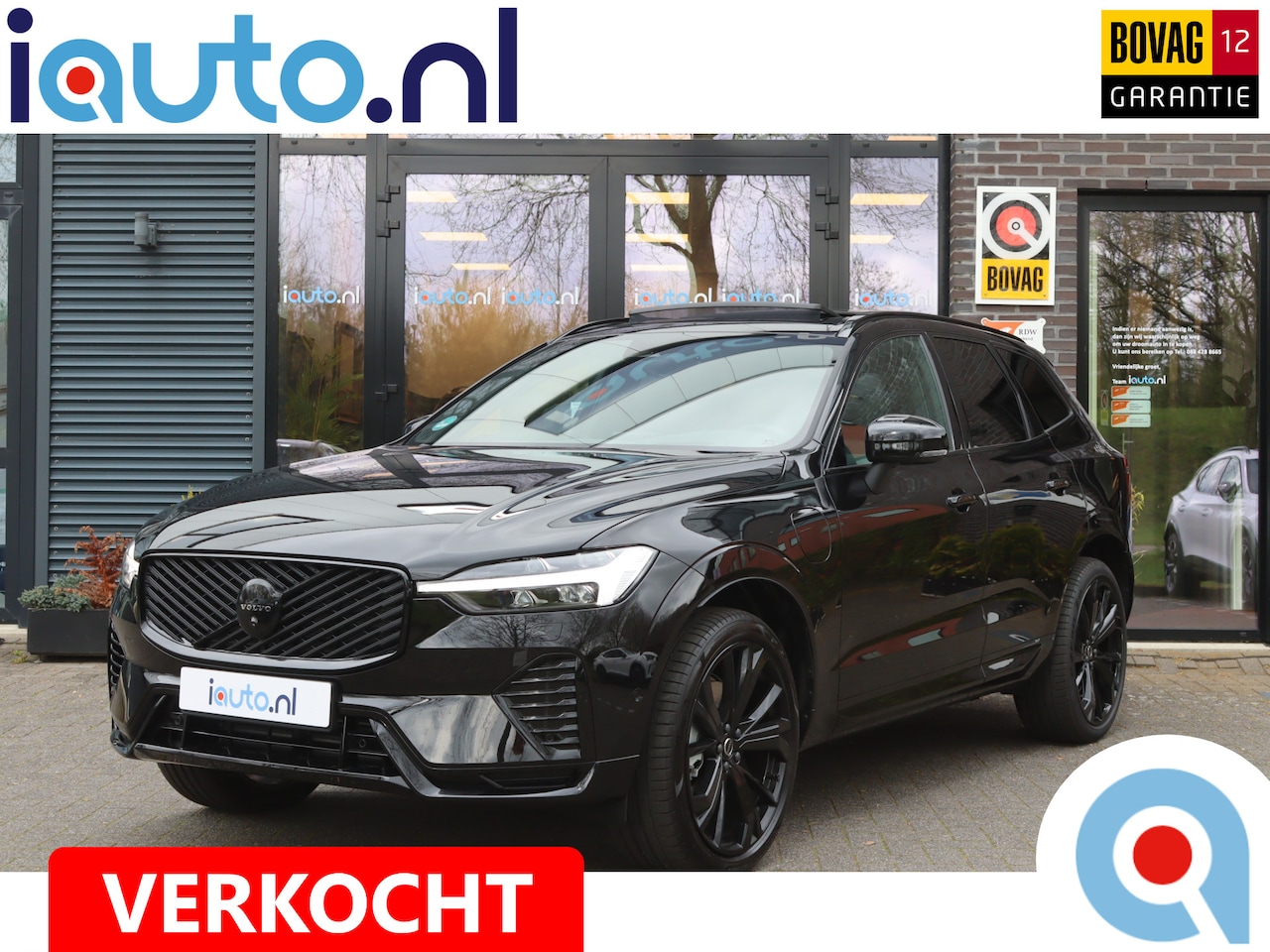 Volvo XC60 - 2.0 T6 350pk AWD Plus Black Edition Pano/Leder/360/HK/Headup/Elek. sportstoelen+mem/Keyles - AutoWereld.nl