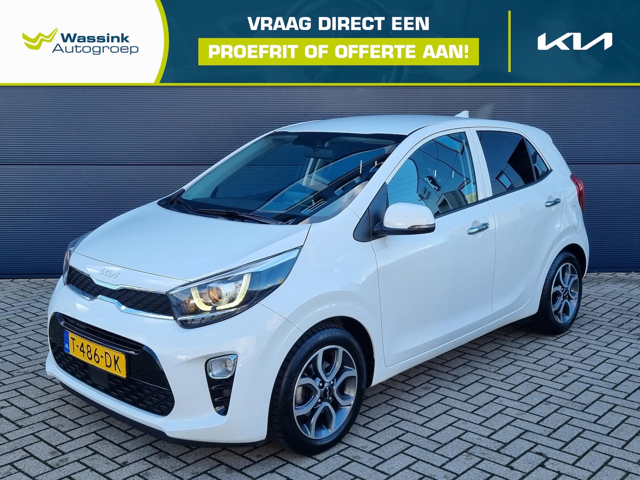 Kia Picanto - 1.0 DPi DynamicPlusLine | Climate Control | Camera | Apple Carplay | Keyless Start | Parke - AutoWereld.nl