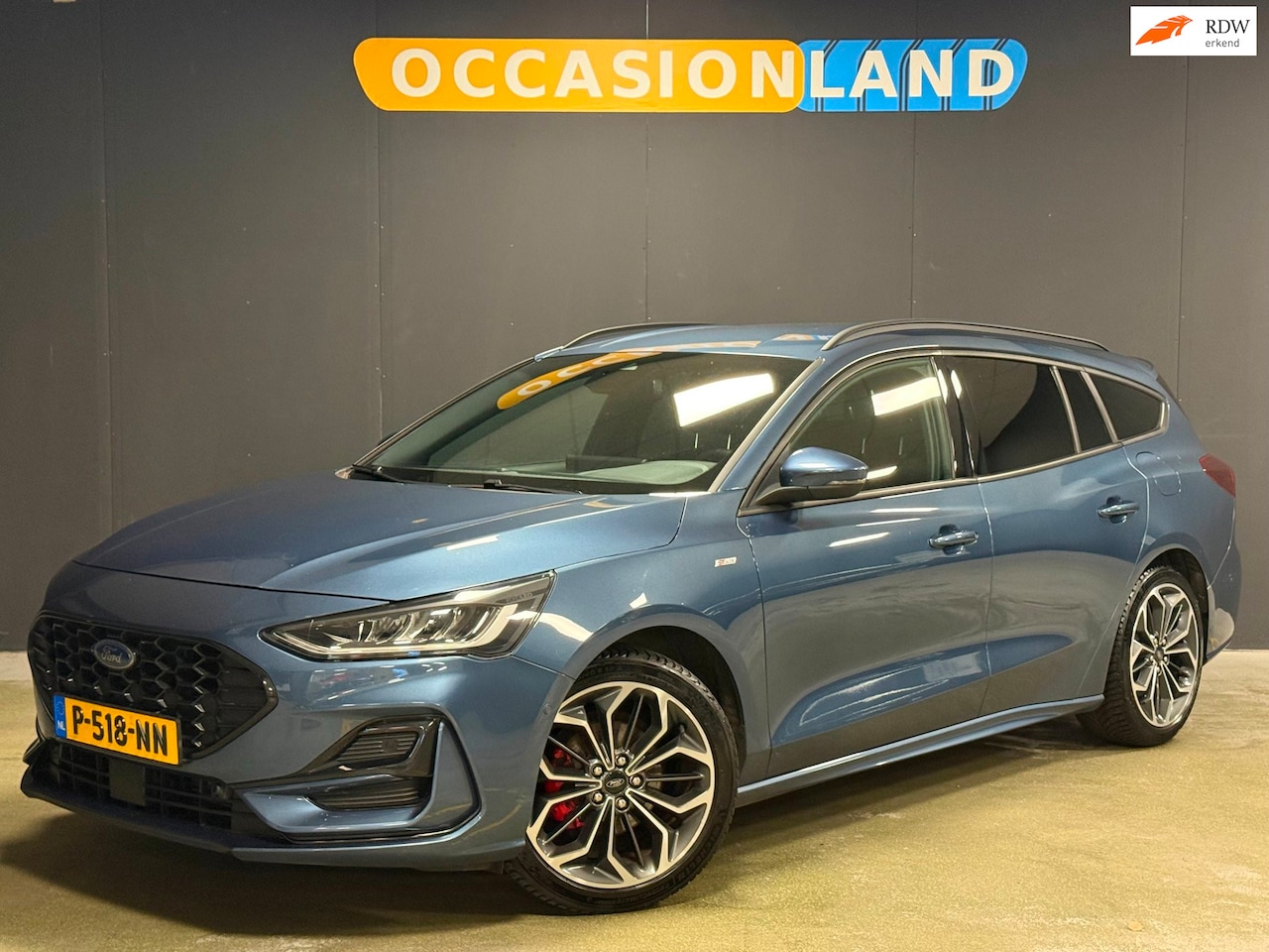 Ford Focus Wagon - 1.0 EcoBoost Hybrid ST Line X|KEYLESS|LED|CAMERA|TREKHAAK|ACC|CARPLAY|DODEHOEK|B&O|STOELV| - AutoWereld.nl