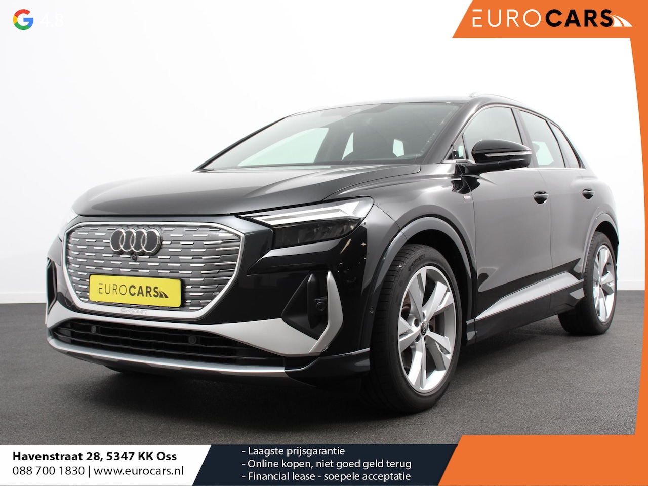 Audi Q4 e-tron - 45 Advanced edition 82 kWh Climate control Adaptieve cruise control Parkeersensoren Keyles - AutoWereld.nl