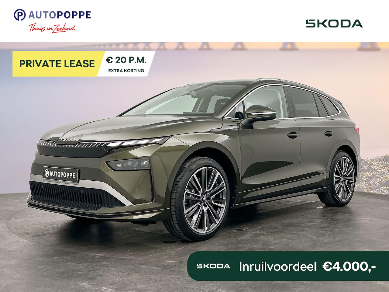 Skoda Enyaq iV - Business Edition Elektromotor 210 kW / 286 PK SUV - AutoWereld.nl