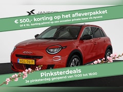 Fiat 600e - La Prima 54 kWh Pt. Lease va €499, - Leder Achteruitrijcamera Stoelverwarming Apple CarPla
