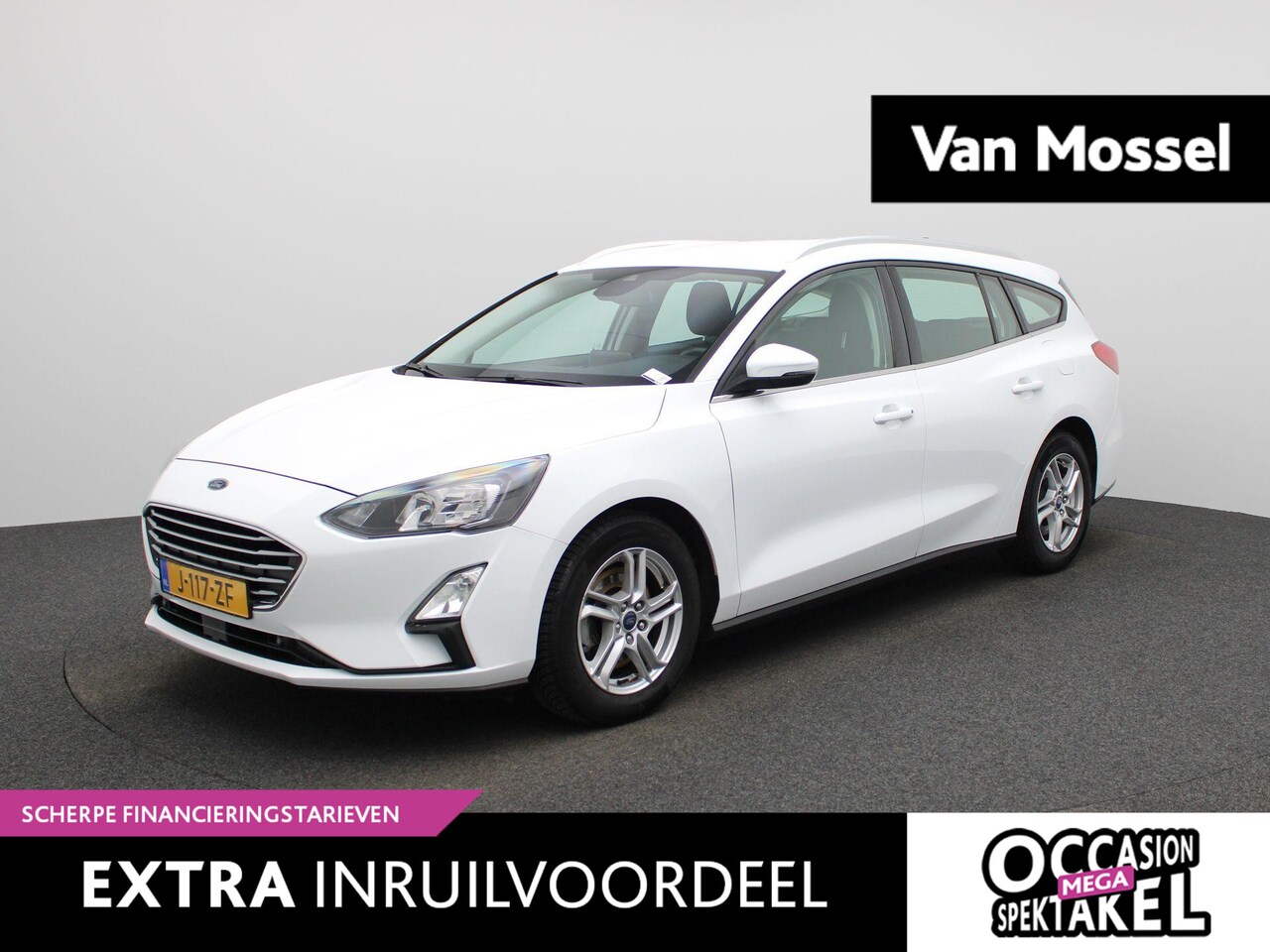 Ford Focus Wagon - 1.5 EcoBlue Trend Edition Business | Navigatie | Trekhaak | Camera | Airco | Lichtmetalen - AutoWereld.nl