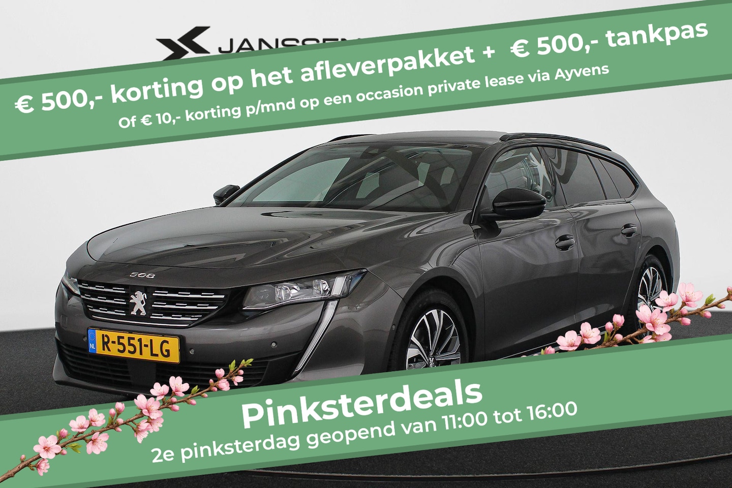 Peugeot 508 SW - 1.2 PureTech Allure Pack Business / Camera / LED / Adaptieve Cruise / Navigatie - AutoWereld.nl