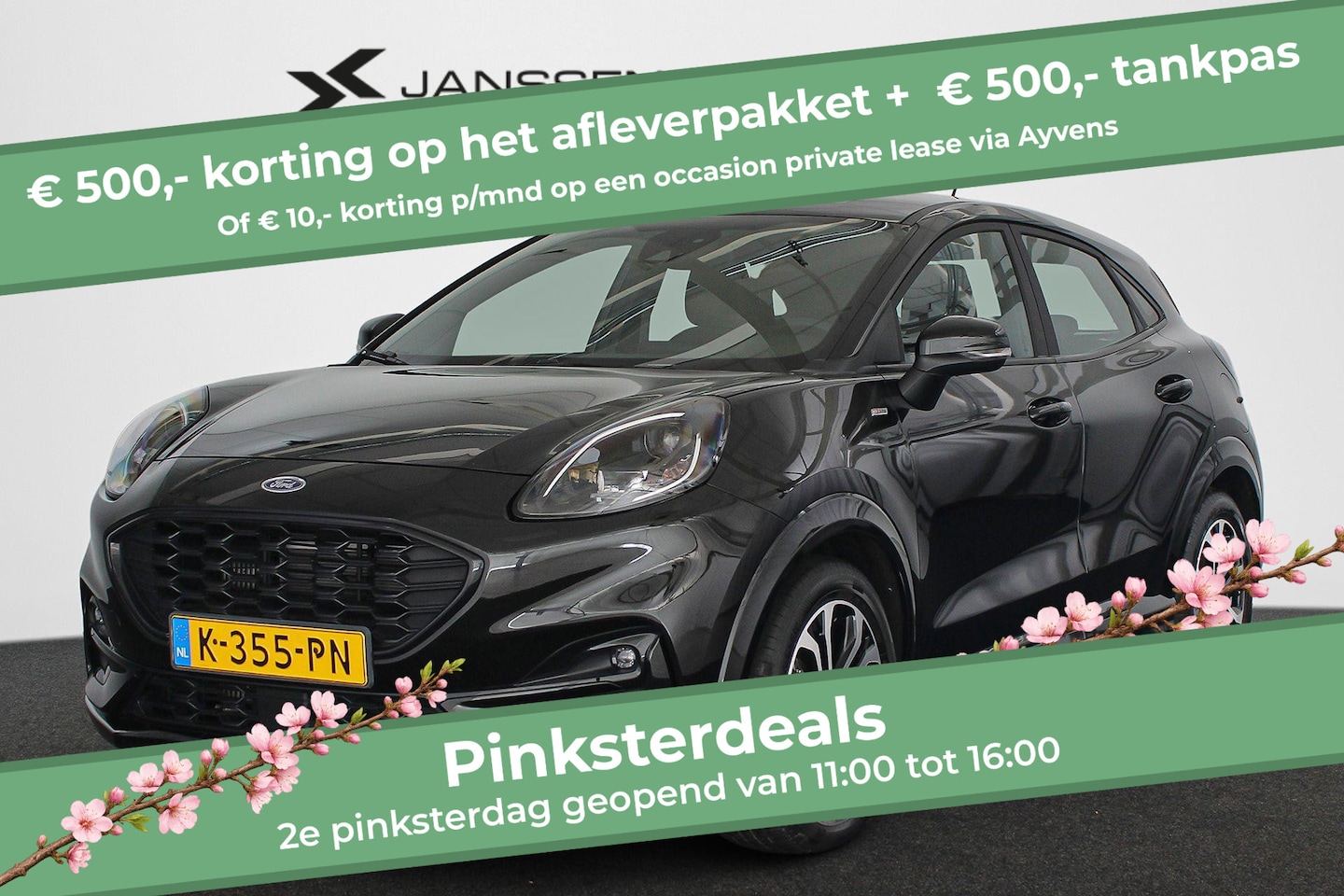 Ford Puma - 1.0 EcoBoost Hybrid ST-Line Afn. Trekhaak Navigatie Airco 17" - AutoWereld.nl