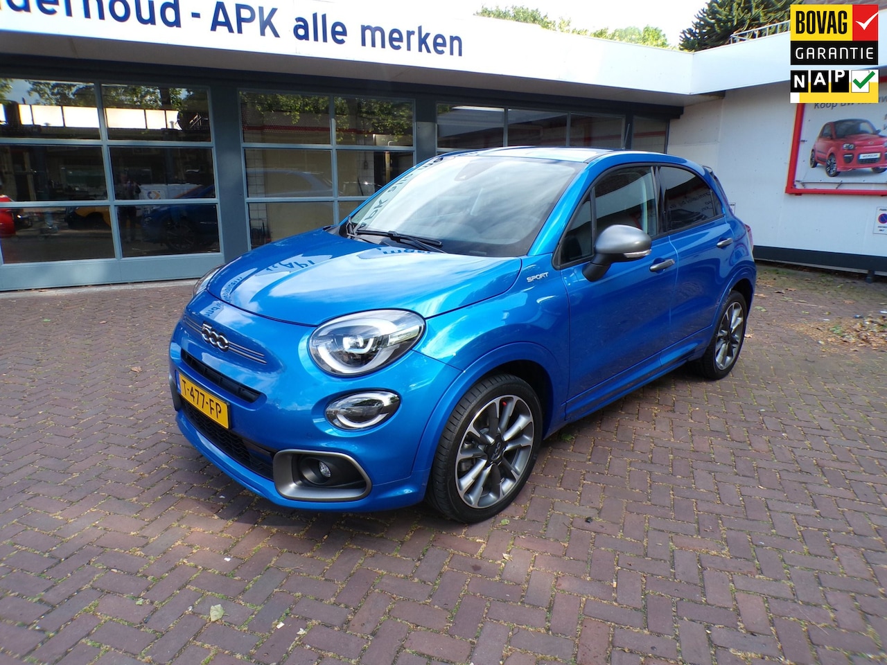 Fiat 500 X - 1.5 Hybrid Sport Automaat. Navi./Apple Car Play/Android/18"LMV/A.R Camera/Parkeersensoren - AutoWereld.nl