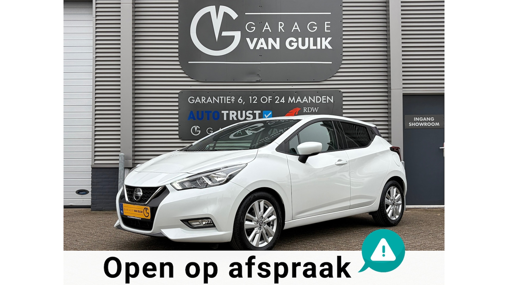 Nissan Micra - 1.0 IG-T 101PK Automaat,Navi,Airco,Cruise,Isofix,Bluetooth,Camera,ElektrRamen+Spiegels,Sto - AutoWereld.nl