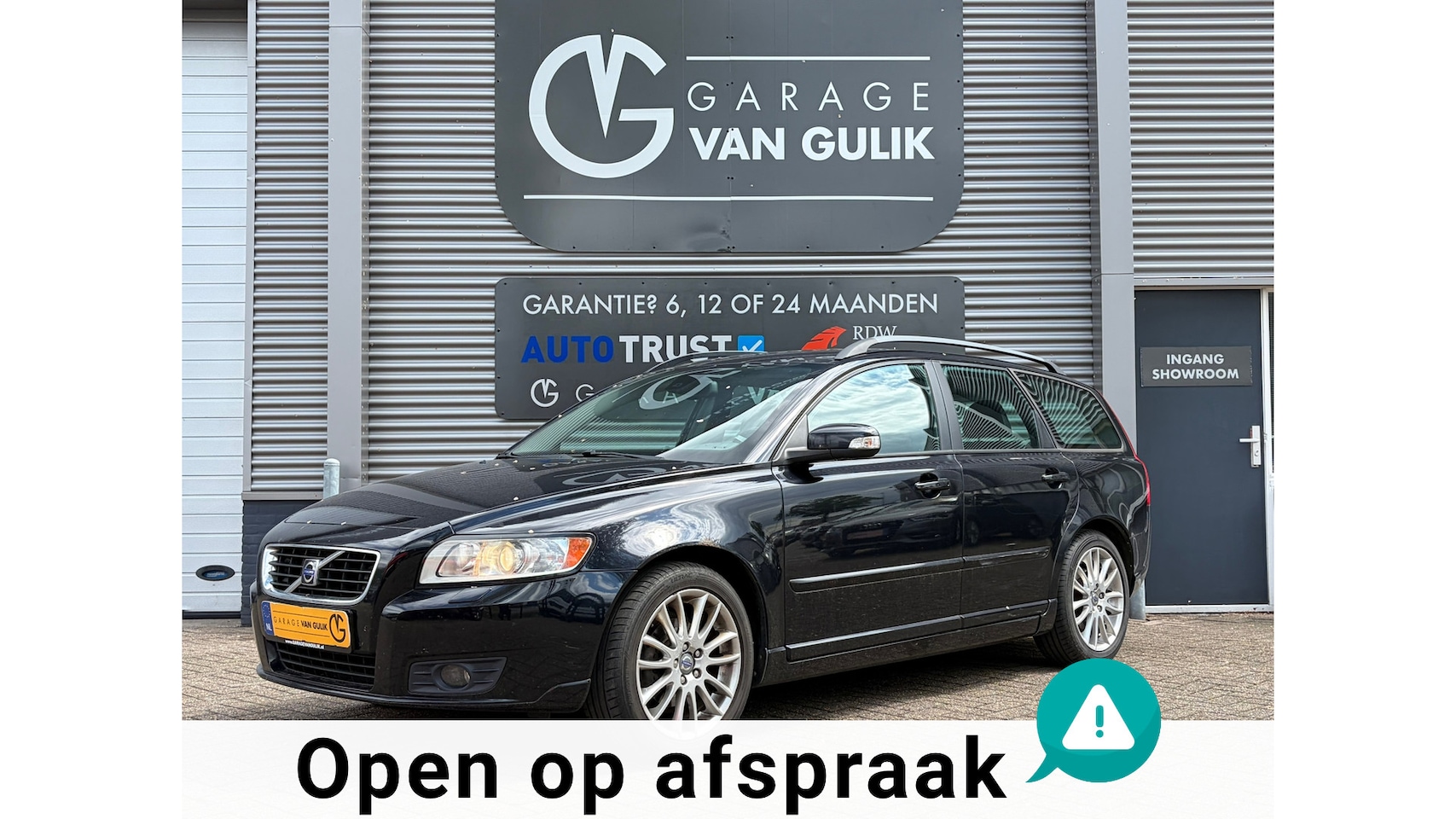 Volvo V50 - 2.0 Momentum 146PK Trekhaak,Clima,Cruise,ElektrRamen+Spiegels,Radio/Cd-Speler,Dakrail,Lede - AutoWereld.nl