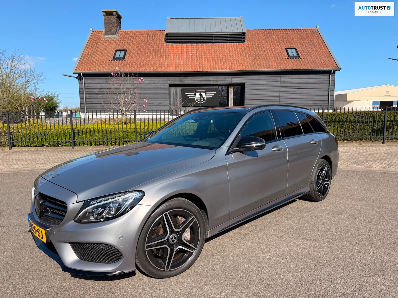 Mercedes-Benz C-klasse Estate - 400 4-MATIC 43-AMG BURMESTER NIGHT-PAKKET PANO 360" CAMERA LEER ABC UITLAAT SYSTEEM - AutoWereld.nl