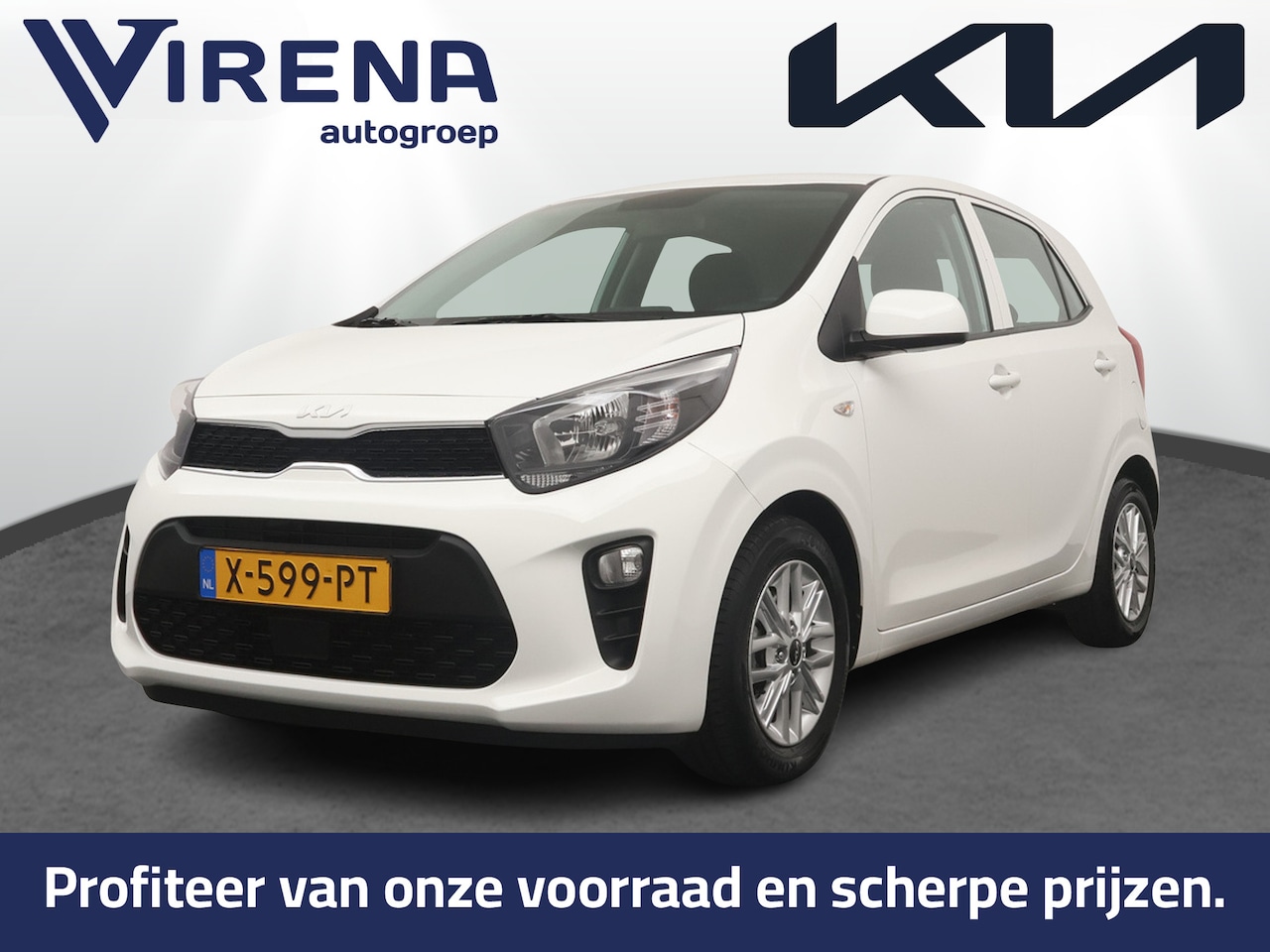 Kia Picanto - 1.0 DPi DynamicLine - Airco - Cruise Control - Apple Carplay/Android Auto -Achteruitrijcam - AutoWereld.nl