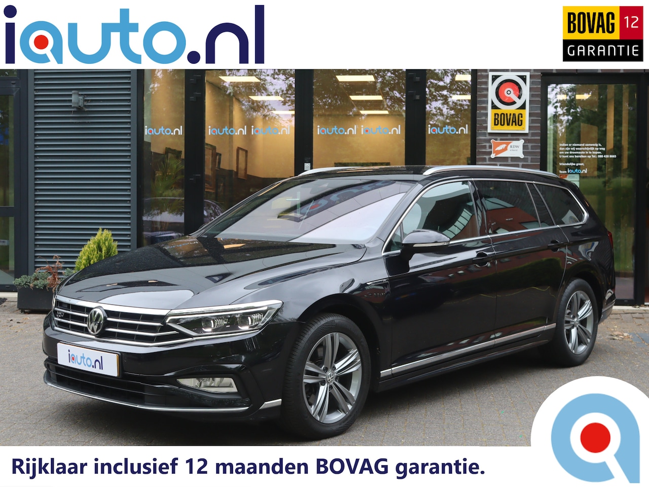 Volkswagen Passat Variant - 1.5 TSI 150PK DSG R-Line IQ.Light/Leder/Discover Pro/Virtual Cockpit/Camera/Keyless/ACC/Tr - AutoWereld.nl