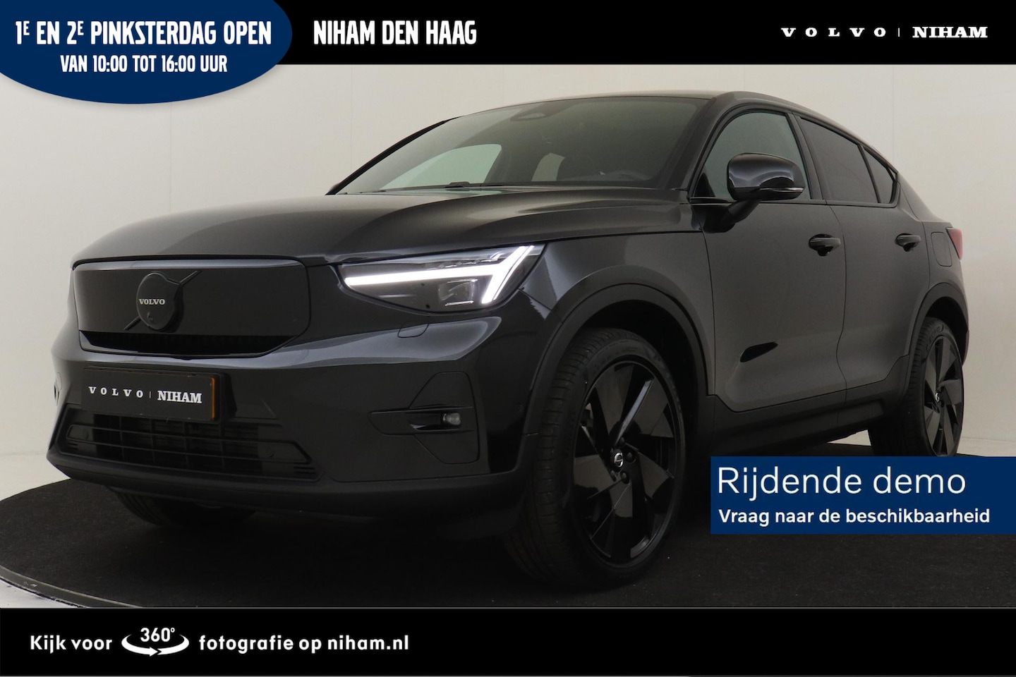 Volvo EC40 - SINGLE MOTOR EXTENDED RANGE ULTRA BLACK ED. 82 kWh *DEMO VOORDEEL!* -PANO.DAK|HARMAN/KARDO - AutoWereld.nl