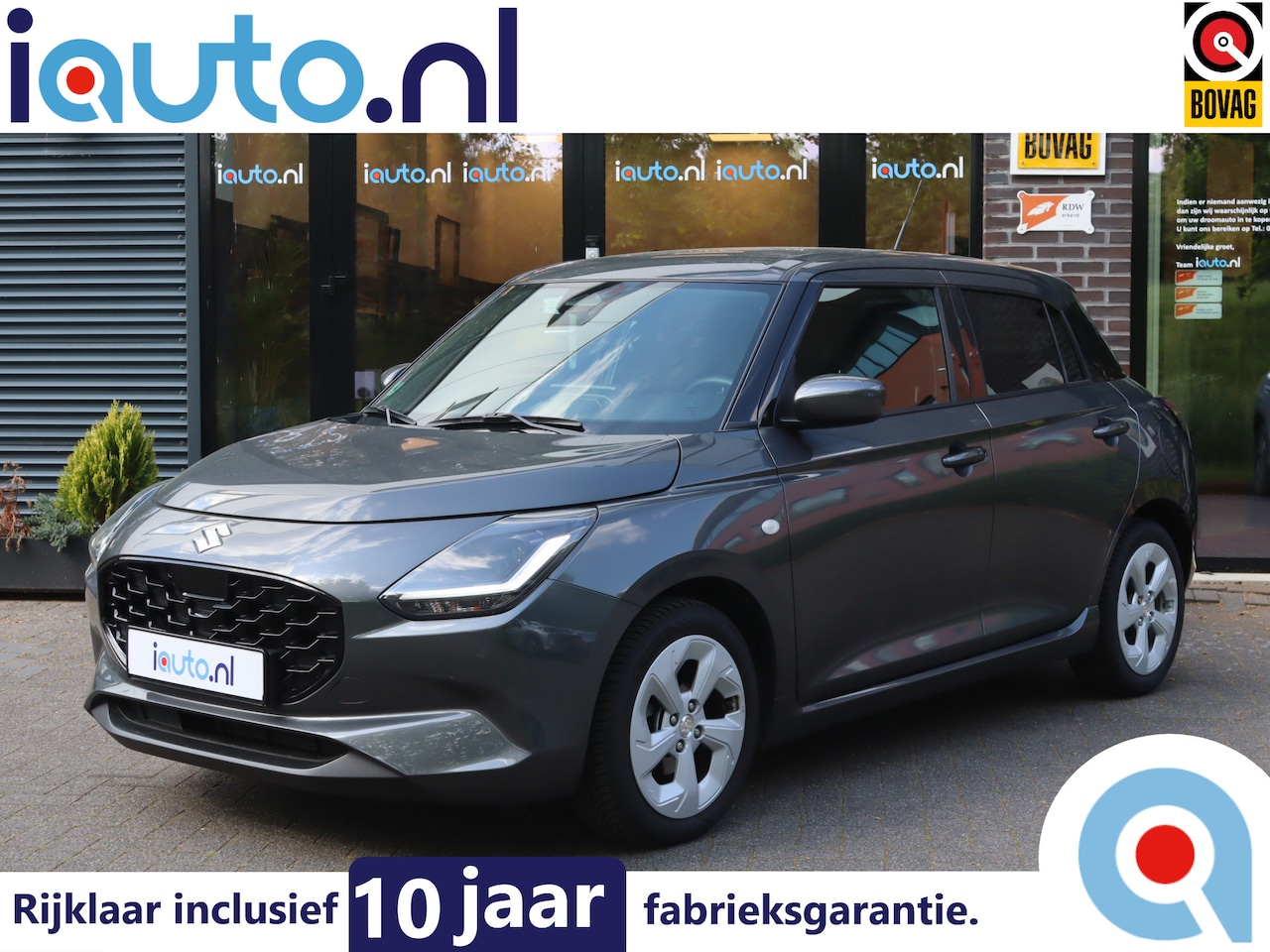 Suzuki Swift - 1.2 Style Smart Hybrid Navi/Keyless/Camera/Dodehoek/Apple CarPlay/ACC/DAB/16'' - AutoWereld.nl