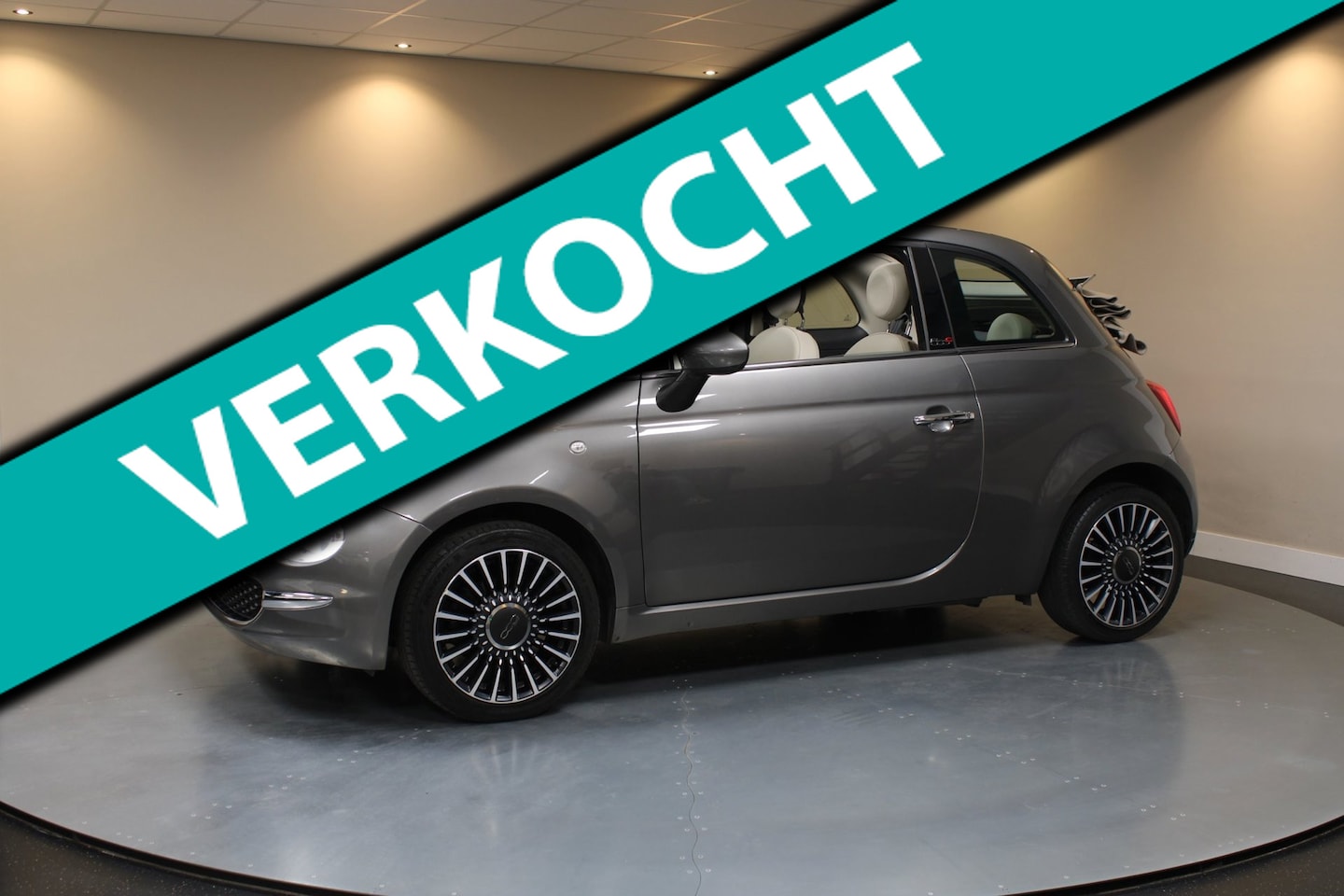 Fiat 500 C - 0.9 TwinAir Turbo Lounge *Top onderhouden!* Cruise|Navi|DAB|PDC|NAP - AutoWereld.nl