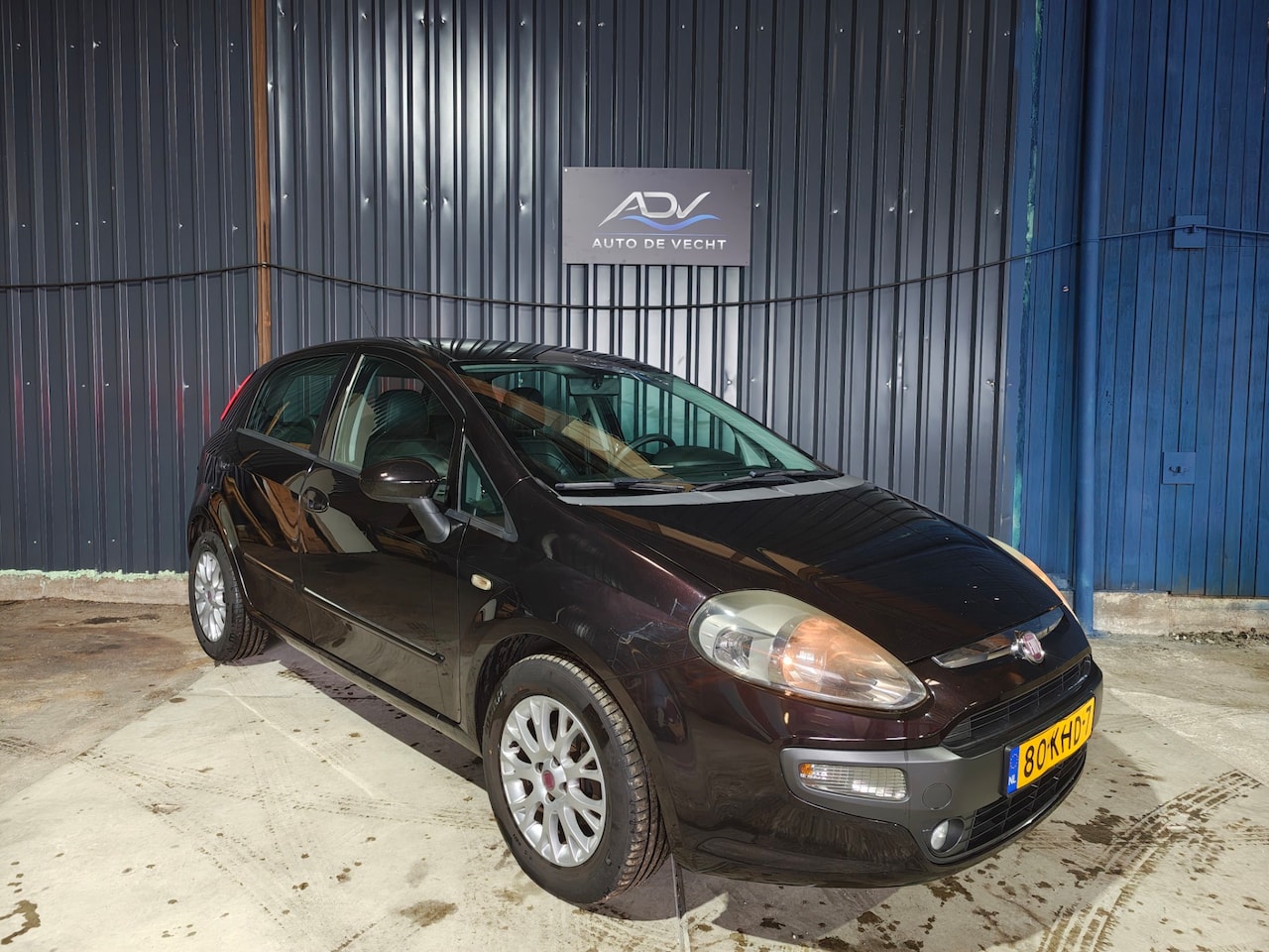Fiat Punto Evo - 1.4 Dynamic -5 DEURS - LEER - AIRCO - CENTRALE DEURVEGRENDELING - AutoWereld.nl