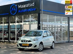 Nissan Micra - 1.2 Acenta 2e eig lage kms 5drs airco parelmoer lak