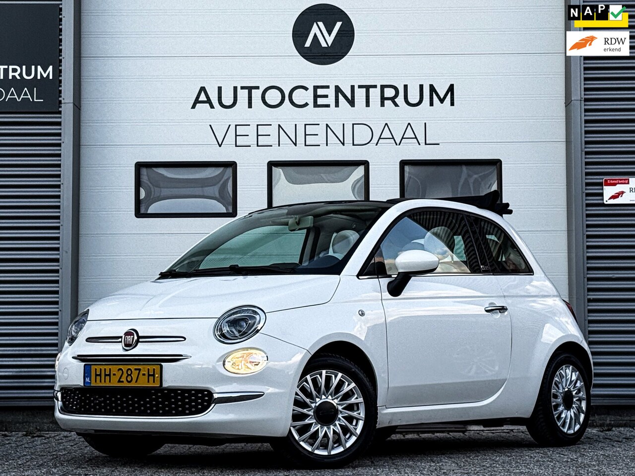 Fiat 500 C - 0.9 TwinAir Turbo Lounge Cabrio DAB/NL AUTO/AIRCO/FACELIFT - AutoWereld.nl