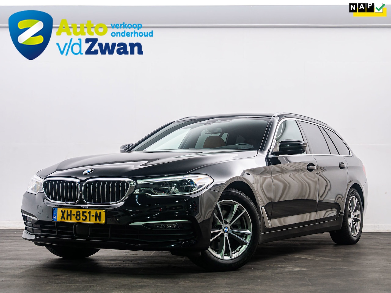BMW 5-serie Touring - 520i High Executive Pano/360/Memory/NAP! - AutoWereld.nl
