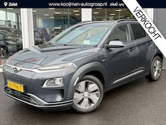 Hyundai Kona Electric - EV Premium 64 kWh | BTW-Auto | Lederen Bekleding | Warmtepomp | HUD | Stoel/Stuurverwarmin