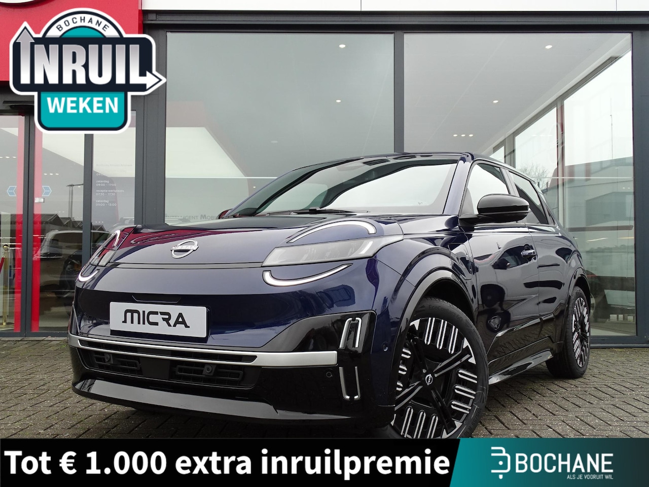 Nissan Micra - ADVANCE 52 kWh Launch Edition APPLE CARPLAY & ANDROID AUTO / METALLIC LAK - AutoWereld.nl