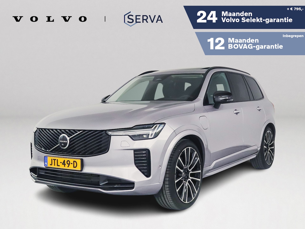 Volvo XC90 - T8 Plug-in hybrid AWD Ultra Dark | Panoramadak | 360° camera | Bowers & Wilkins | Luchtver - AutoWereld.nl