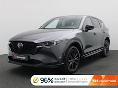 Mazda CX-5 - 2.0 e-SkyActiv-G M Hybrid 165 Homura 165PK Trekhaak, 360gr. Camera, 19" LM Velgen, Side As