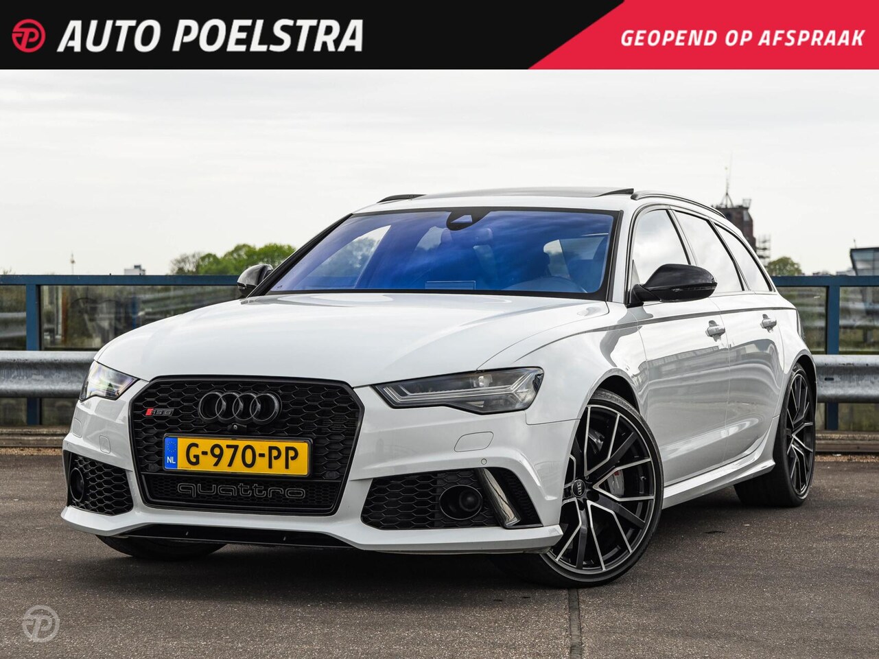 Audi RS6 - Avant 4.0 TFSI quattro 605 PK Performance Pro Line Plus | Panoramadak | Keramisch | Millte - AutoWereld.nl