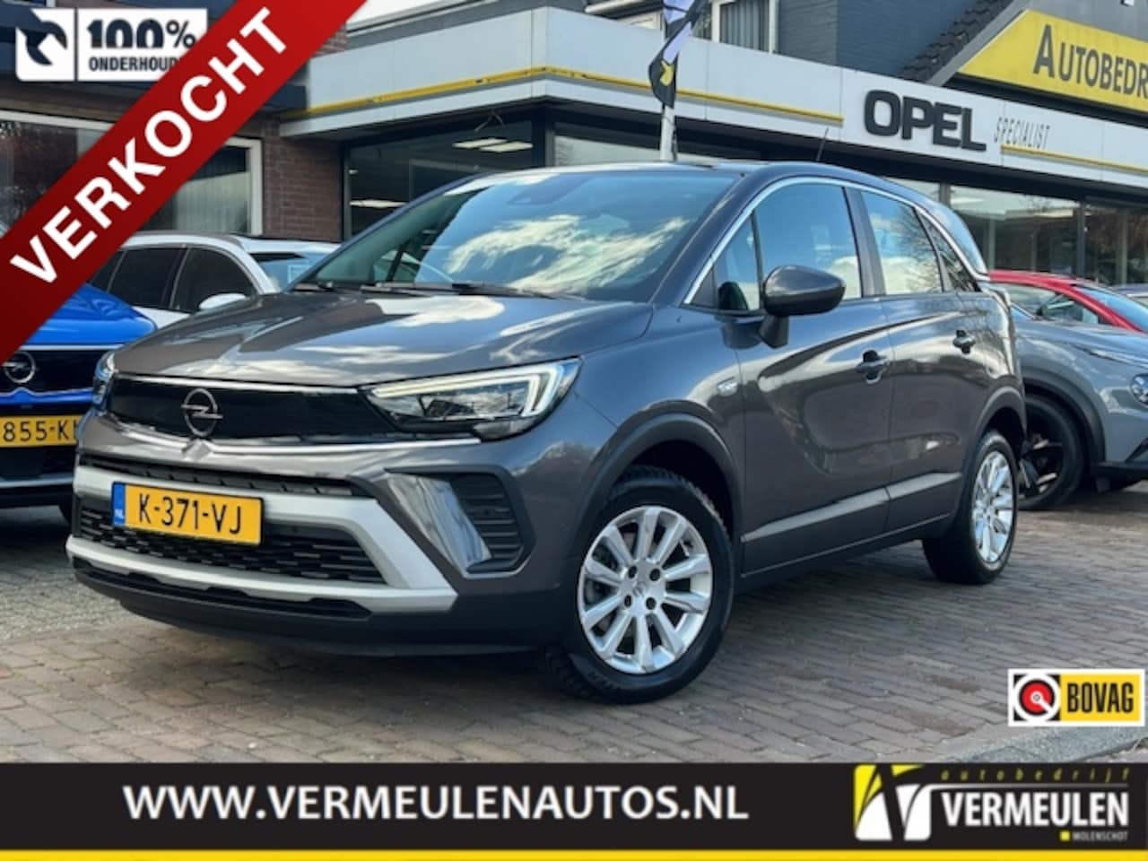 Opel Crossland - 1.2 Turbo 130PK Elegance + 17"/ Navi/ Clima/ Cruise/ Winterpakket/ LED/ Park-assist/ Trekh - AutoWereld.nl