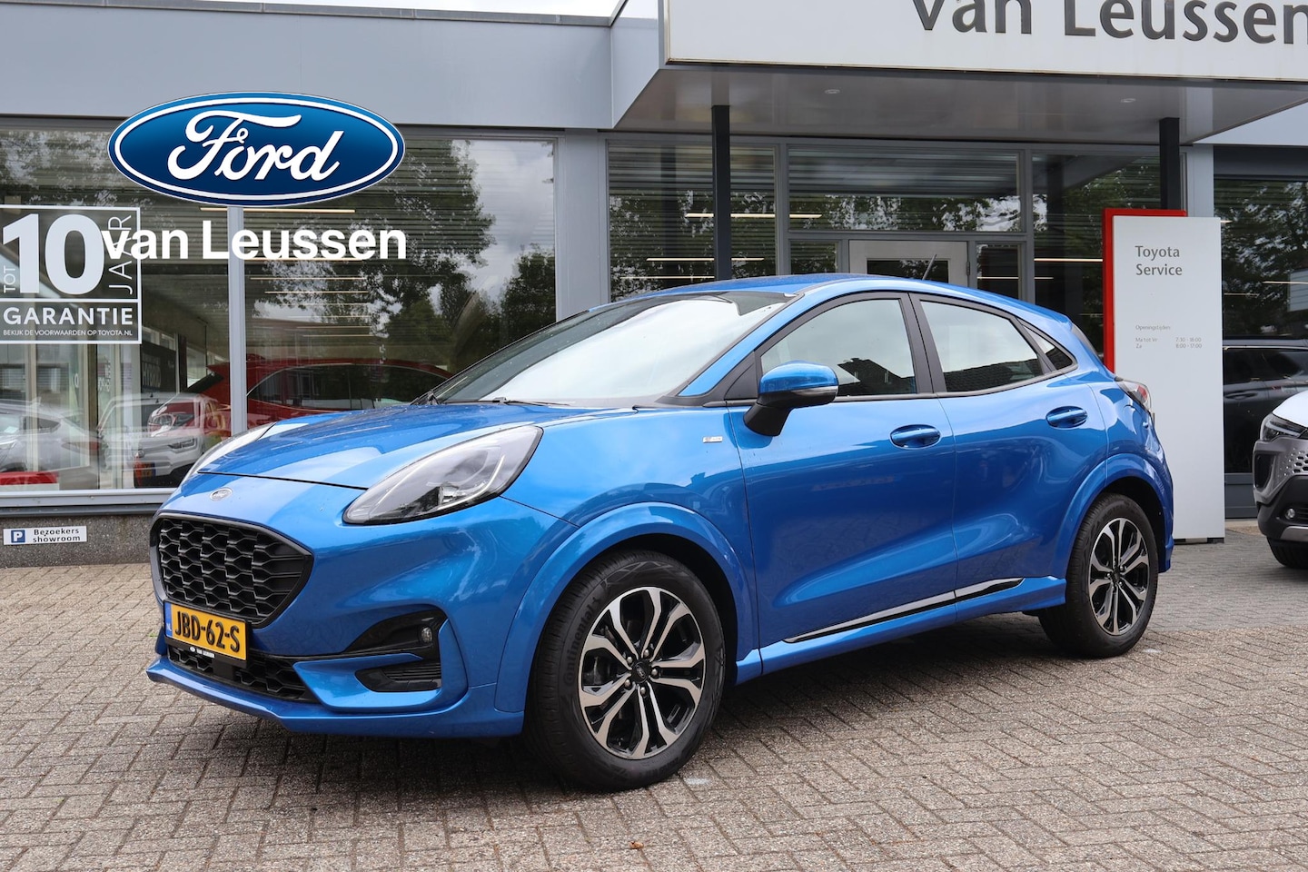 Ford Puma - 125PK HYBRID ST-LINE 4S BANDEN NAVI STOEL-STUUR & VOORRUIT VERWARMING PARK.SENSOREN APPLE/ - AutoWereld.nl