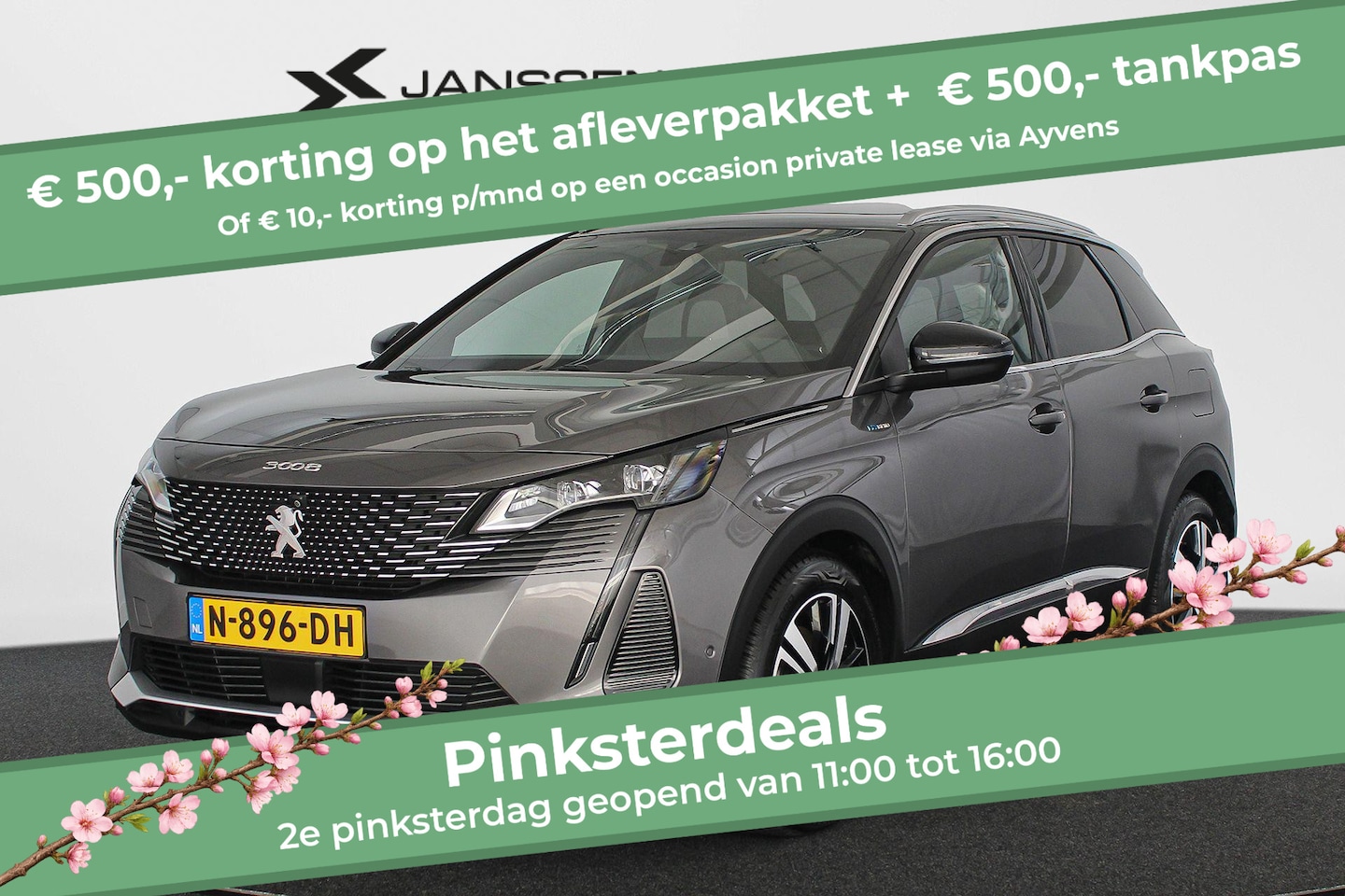 Peugeot 3008 - 1.6 HYbrid 225 GT Panoramadak Adaptieve cruise control Stoelverwarming - AutoWereld.nl