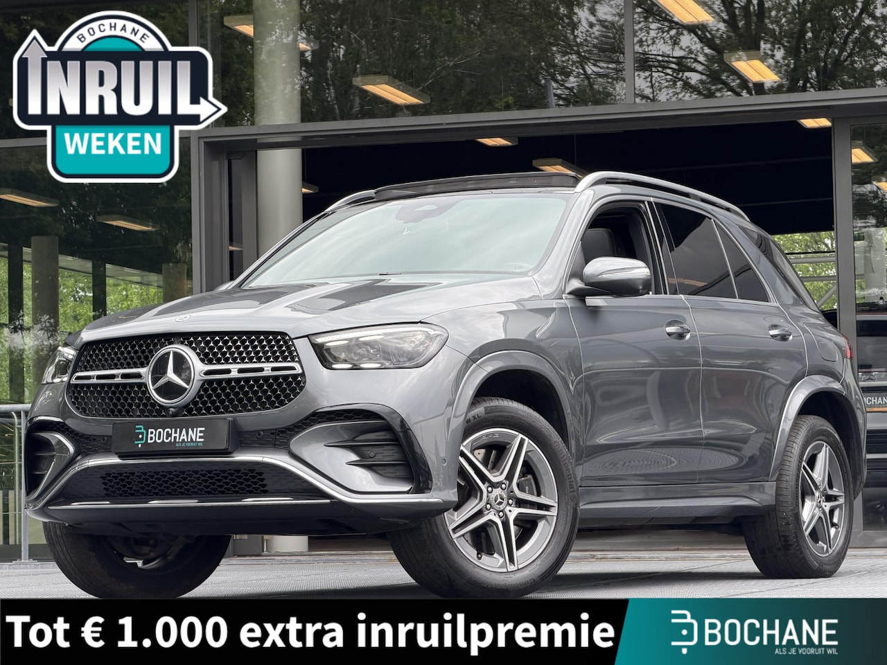 Mercedes-Benz GLE-Klasse - 400 e 4MATIC AMG Line Premium PHEV 381PK | Panoramadak | Burmester | HUD | Luchtvering | E - AutoWereld.nl