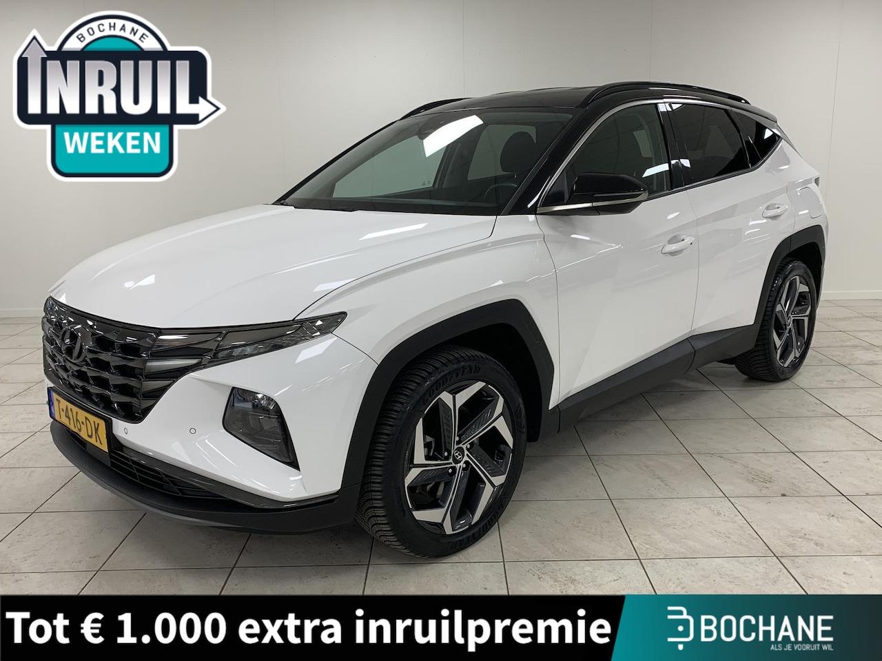 Hyundai Tucson - 1.6 T-GDI PHEV Comfort Smart 4WD SOH 100 % | NAVIGATIE | ACHTERUITRIJCAMERA | STOEL/STUURV - AutoWereld.nl
