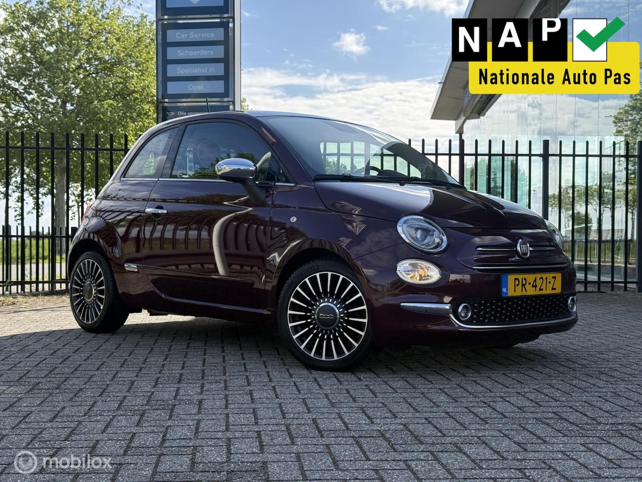 Fiat 500 - 0.9 TwinAir Turbo| Dakraam | Automaat | 1e eigenaar - AutoWereld.nl
