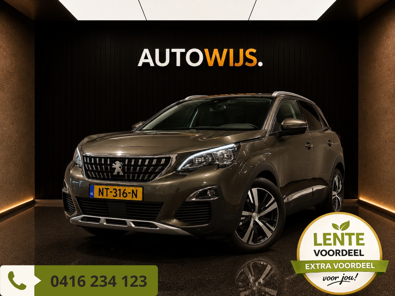 Peugeot 3008 - 1.2 PureTech Première|AUT|360CAM|D-RIEM VV|Keyless - AutoWereld.nl