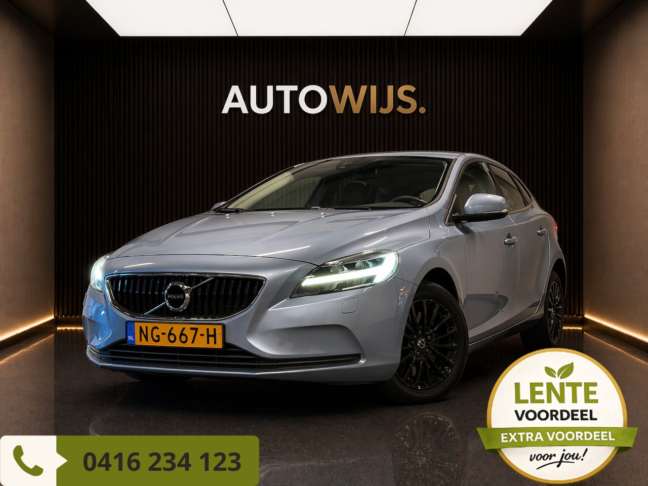 Volvo V40 - 1.5 T2 Nordic+|AUT|FACELIFT|NL AUTO|GOED ONDERHOUDEN - AutoWereld.nl