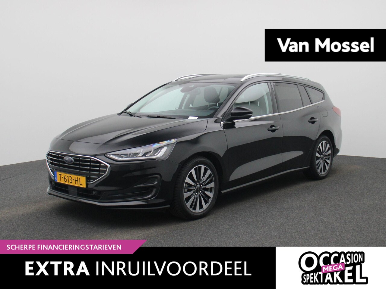 Ford Focus Wagon - 1.0 EcoBoost Hybrid Titanium X | Automaat | Virtual Cockpit | Lichtmetalen Velgen | Privac - AutoWereld.nl