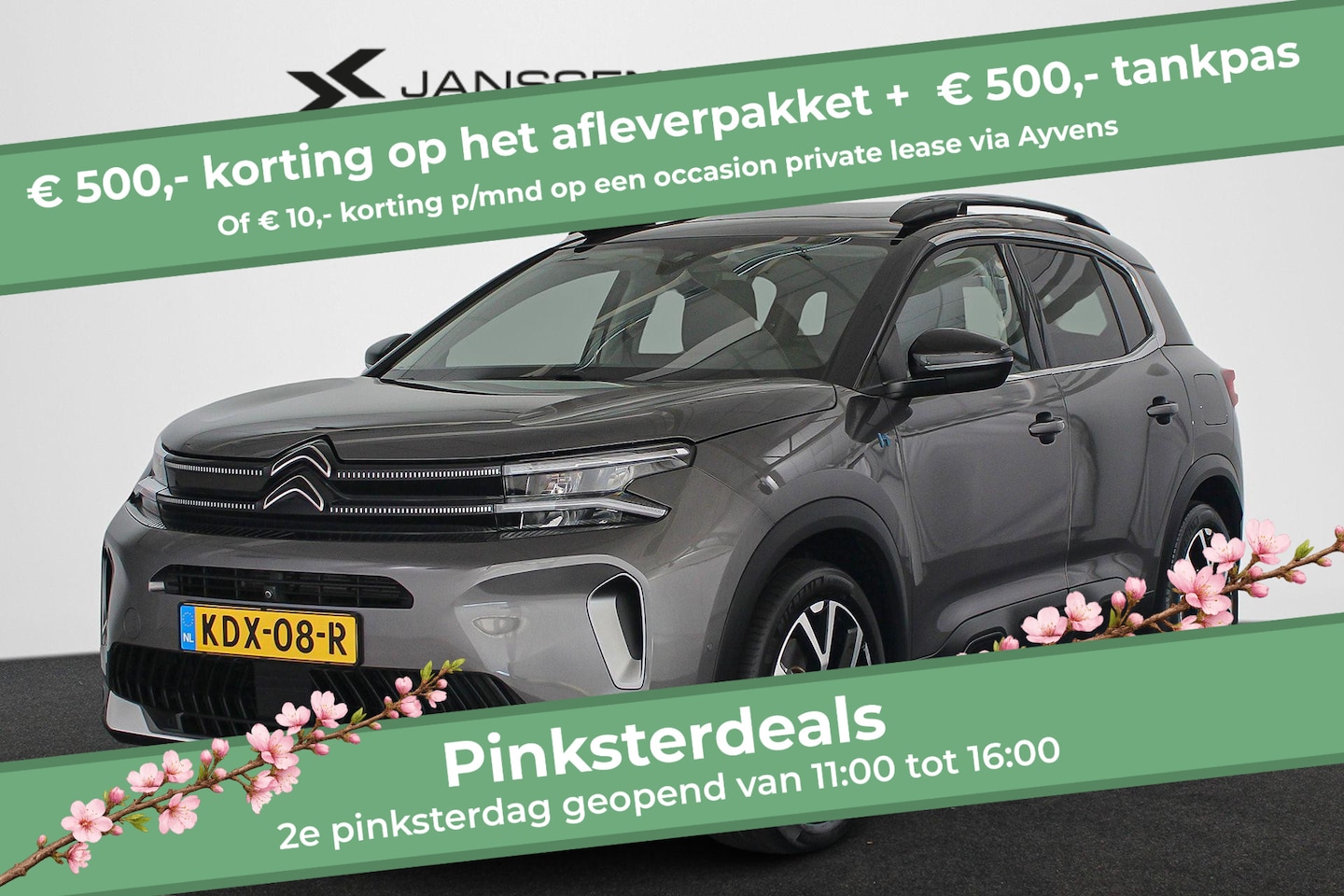 Citroën C5 Aircross - 1.6 Plug-in Hybrid 225 Shine Panoramadak 360 Camera Elektrische achterklep - AutoWereld.nl
