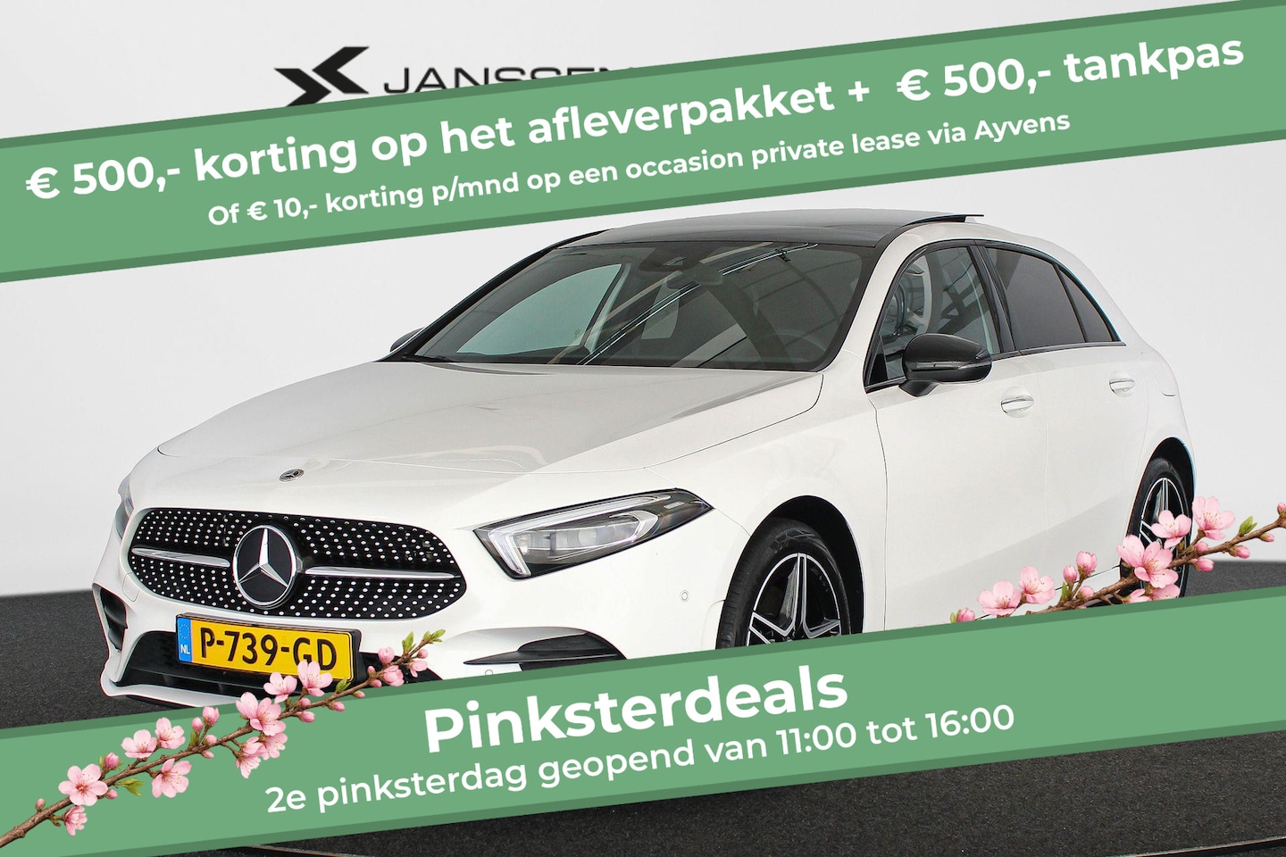 Mercedes-Benz A-klasse - 250 e Business Solution AMG Limited Pano Sfeerverlichting Trekhaak Stoelverwarming SOH 95% - AutoWereld.nl