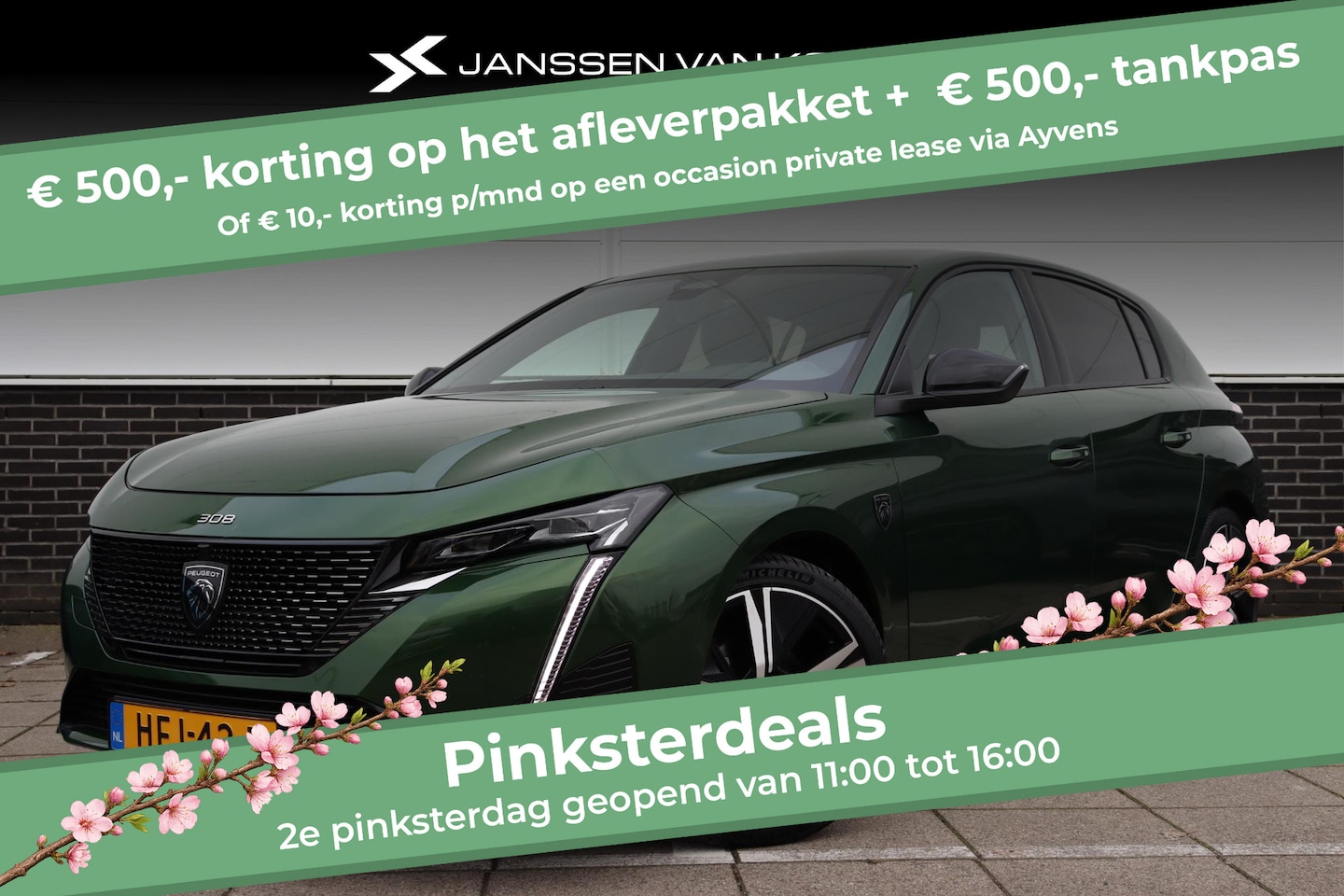 Peugeot 308 - 1.2 PureTech GT *Automaat * Navigatie * LED Koplampen * Verde Oliva - AutoWereld.nl