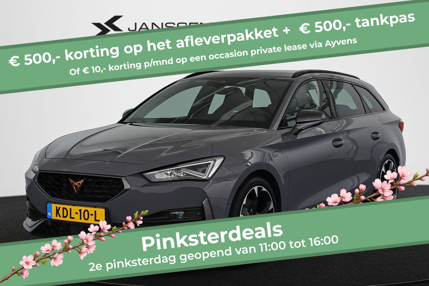 CUPRA Leon Sportstourer - 1.4 e-Hybrid Business Stoelverwarming Achteruitrijcamera Apple Carplay Graphene Grey - AutoWereld.nl