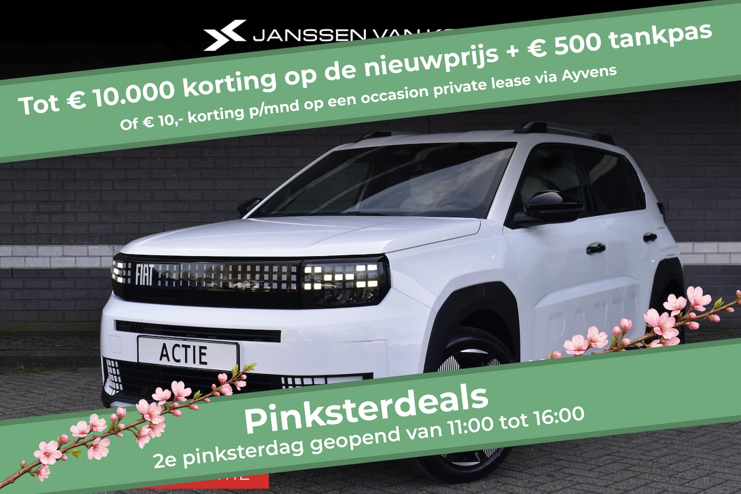 Fiat Grande Panda - La Prima 44 kWh 1 Fase l 2+6 jaar garantie l Voordeel l Nieuw - AutoWereld.nl