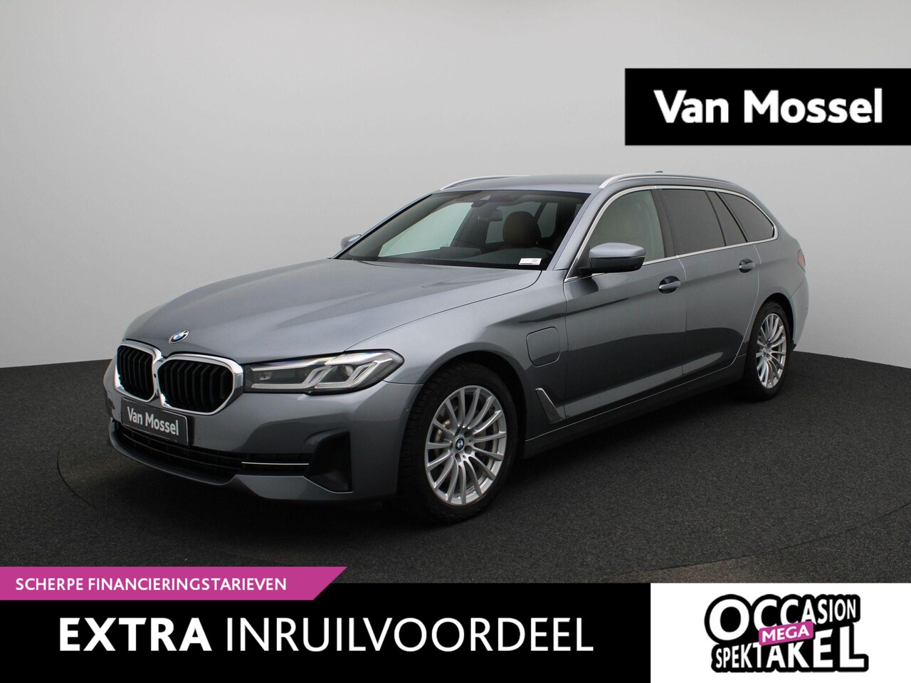 BMW 5-serie Touring - 530e xDrive Executive | Trekhaak | Camera | Elektrische Stoelen | Leder |  DAB | NAVI | Cr - AutoWereld.nl
