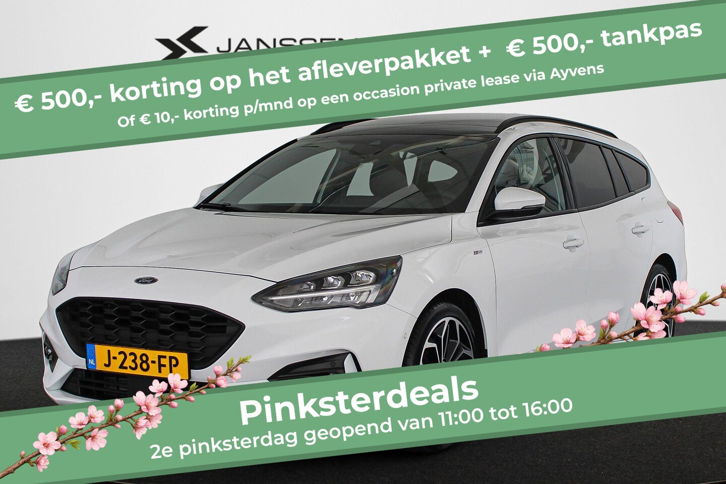 Ford Focus Wagon - 1.0 EcoBoost ST Line Business Panoramadak LED Winter Pakket - AutoWereld.nl