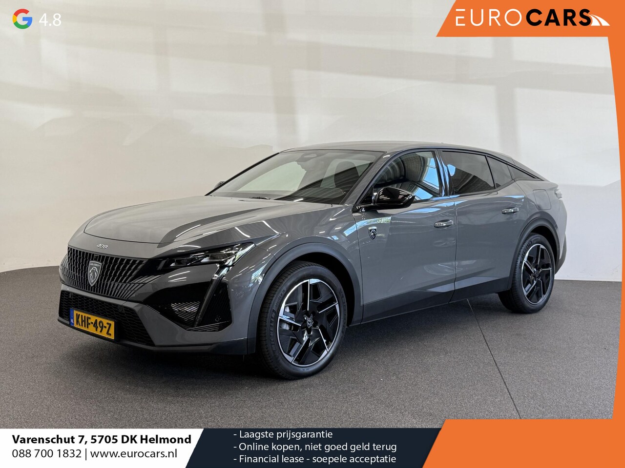 Peugeot 408 - 1.6 PHEV GT 225pk Automaat Climate control Cruise control LED Parkeersensoren Camera Leder - AutoWereld.nl
