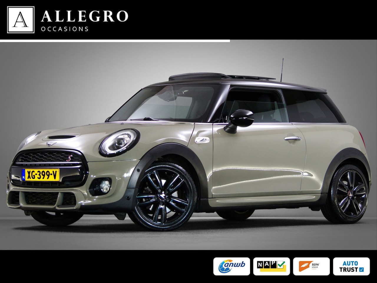 MINI Cooper S - 2.0 Knightsbridge Edition (APPLE CARPLAY/ANDROID AUTO, PANO, HARMAN-KARDON, CRUISE, STOELV - AutoWereld.nl