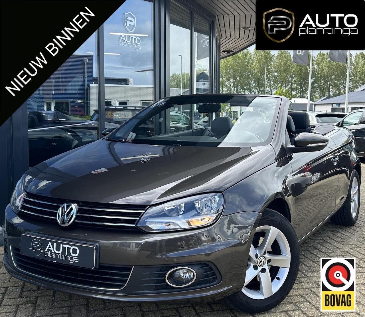 Volkswagen Eos - 1.4 TSI Highline 122PK | Zeer Nette Staat | Lederen Bekleding | Stoelverwarming | Windsche - AutoWereld.nl