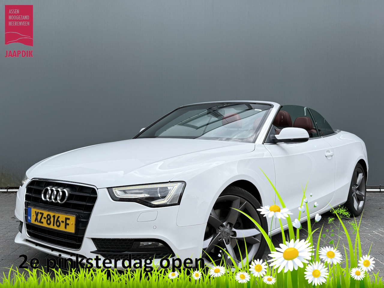 Audi A5 Cabriolet - BWJ 2015 1.8 TFSI 170 PK AUTOMAAT | NW APK | LEDER / ELEKTR. STOELEN / NAVI / CLIMA / CRUI - AutoWereld.nl