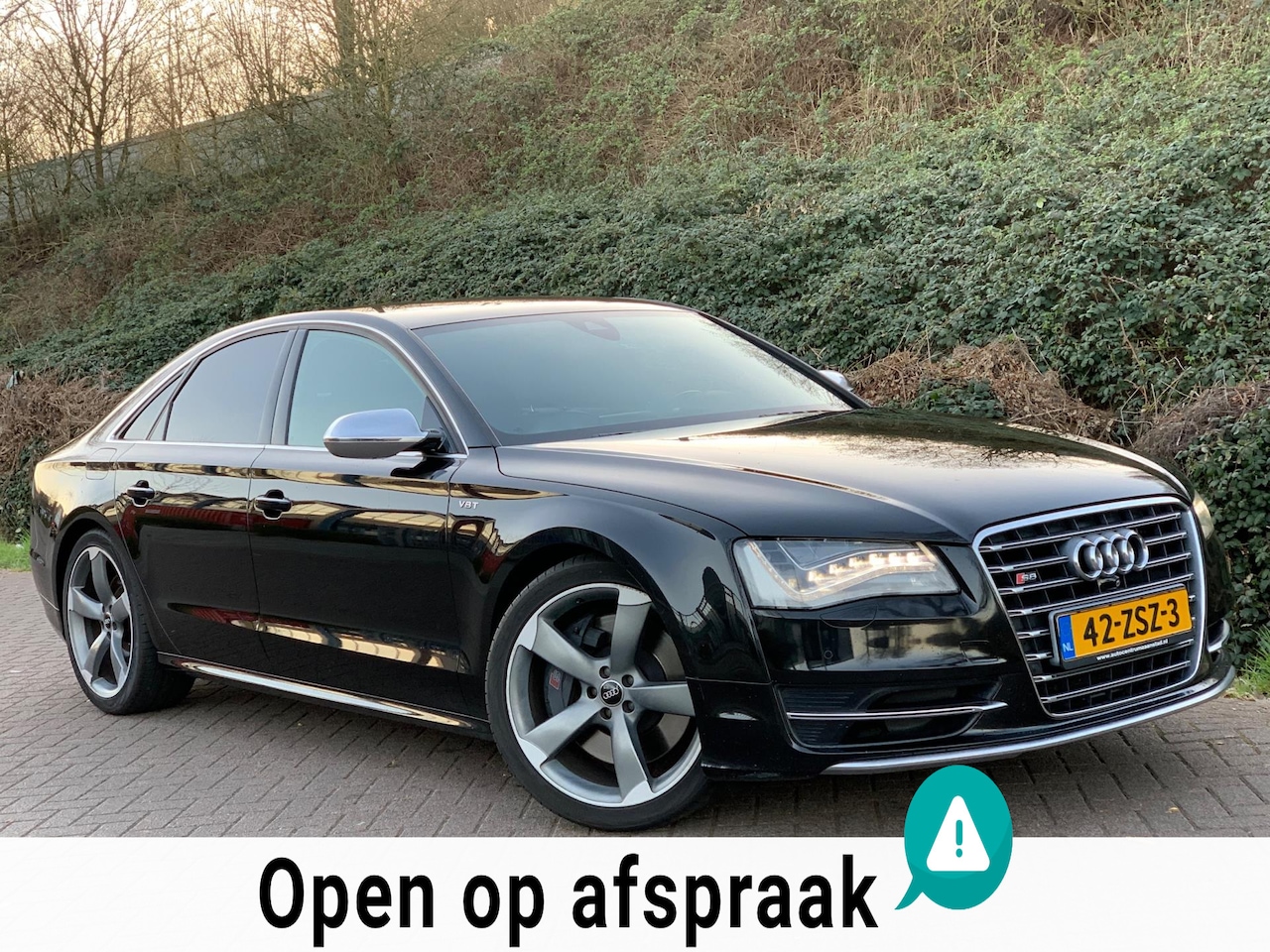 Audi A8 - 4.0 TFSI S8 Quattro AUT LEDER SCHUIFDAK 519PK ! - AutoWereld.nl