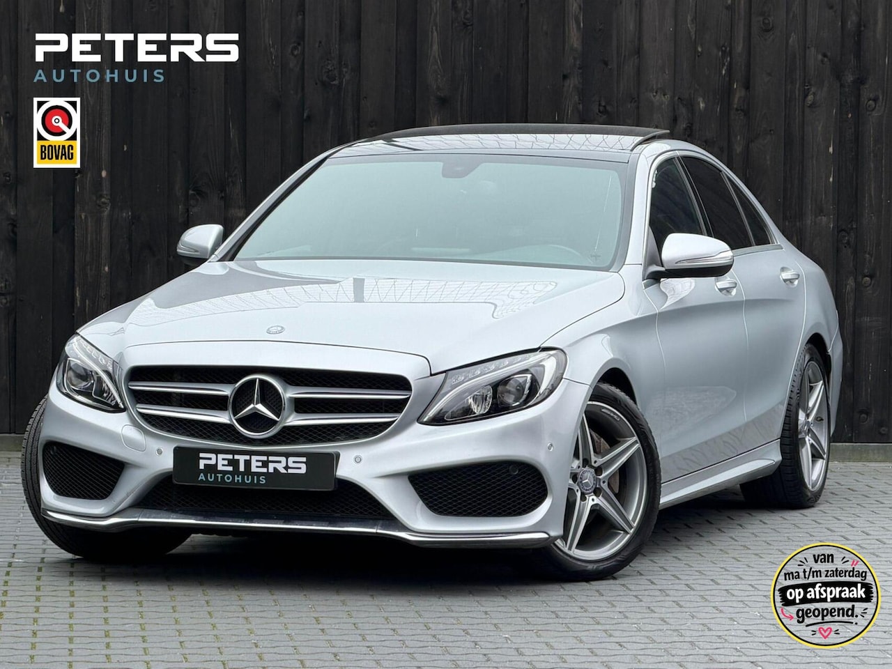 Mercedes-Benz C-klasse - 180 Prestige| AMG Pakket| Panodak| Keyless - AutoWereld.nl